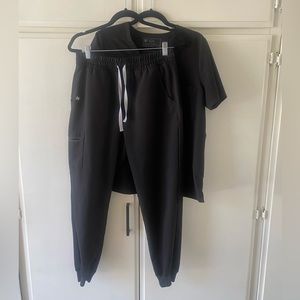 Black figs scrubs set